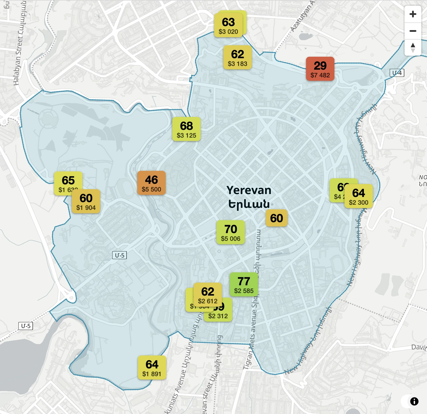 New developments in Kentron on the map